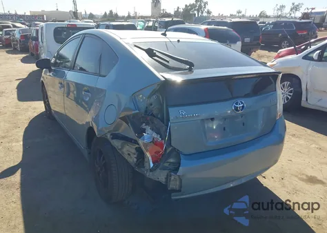 2013 Toyota Prius Two из США, поврежденный, VIN JTDKN3DU5D1622313